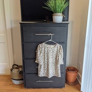 M melloday animal print blouse